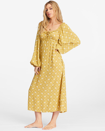 2 Better Days Long Sleeve Midi Dress Multicolor ABJWD00509 Billabong