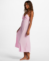 3 Slip Away - Robe mi-longue à enfiler pour Femme Rose ABJWD00545 Billabong