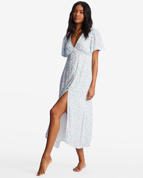 3 Jet Set - Robe midi pour Femme Blanc ABJWD00557 Billabong