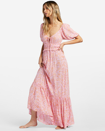 3 Sweet On You - Robe longue pour Femme Rose ABJWD00567 Billabong