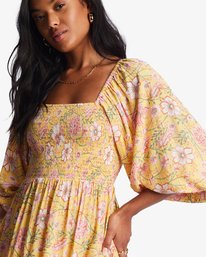 3 Paradise Days Mini Dress Yellow ABJWD00585 Billabong