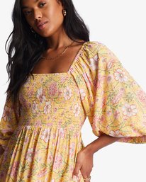 4 Paradise Days - Robe courte pour Femme Jaune ABJWD00585 Billabong