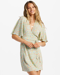 0 All For You - Robe courte pour Femme Vert ABJWD00587 Billabong