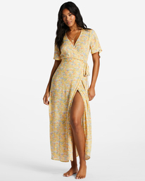 0 Day By Day - Midi Wrap Dress for Women  ABJWD00599 Billabong