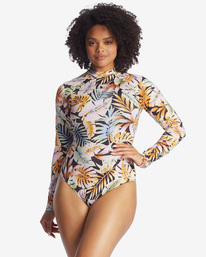4 Postcards From Paradise Long Sleeve Swimsuit Black ABJWR00158 Billabong