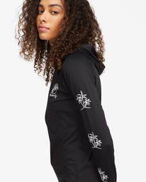 4 Core Surfdaze Long Sleeve Zip Front Hooded Rashguard  ABJWR00171 Billabong