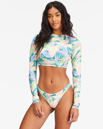 1 Rides And Tides Long Sleeve Cropped Rashguard  ABJWR00203 Billabong