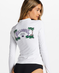 5 Core Long Sleeve UPF 50 Rashguard White ABJWR00230 Billabong