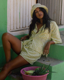 0 All Good Button-Down Top Green ABJWT00179 Billabong