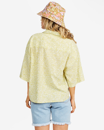 3 All Good Button-Down Top Green ABJWT00179 Billabong