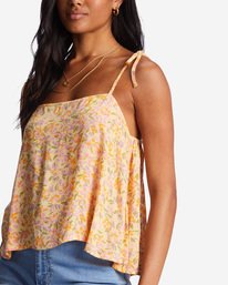 5 Love The Sun - Cami Top for Women Orange ABJWT00201 Billabong