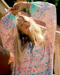1 Bohemian Dream Long Sleeve Blouse Multicolor ABJWT00266 Billabong