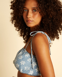 5 Wrangler Perfect Pair Crop Top Blue ABJWT00300 Billabong
