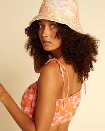 5 Wrangler Perfect Pair Crop Top Orange ABJWT00304 Billabong