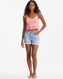 1 Stay Cool Crop Top Red ABJWT00312 Billabong