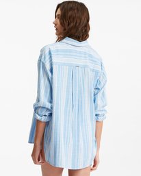 2 In The Tide Button-Down Shirt Blue ABJWT00315 Billabong