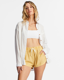 1 In The Tide Long Sleeve Shirt White ABJWT00381 Billabong