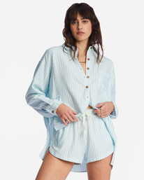 1 In The Tide Road Trippin - Chemise manches longues pour Femme  ABJWT00382 Billabong