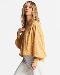 3 Late Night - Blusa da Donna Yellow ABJWT00407 Billabong