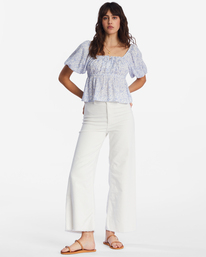 1 You Wish Cropped Shirt Purple ABJWT00408 Billabong