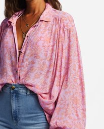 5 Day After Day - Camicia a Maniche Lunghe da Donna Pink ABJWT00423 Billabong