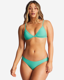 1 Tanlines Ceci - Top de Bikini Triangular para Mujer Verde ABJX300291 Billabong