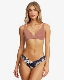4 Safari Nights Banded Triangle Bikini Top  ABJX300296 Billabong