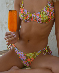 1 Bring On The Bliss Bralette Ruched Bikini Top Multicolor ABJX300427 Billabong