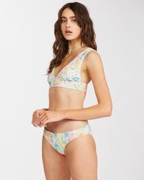 6 Sweet Tropics Reversible Plunge Bikini Top Multicolor ABJX300429 Billabong