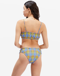 3 Fool For You Ruffle Tank Bikini Top Multicolor ABJX300436 Billabong