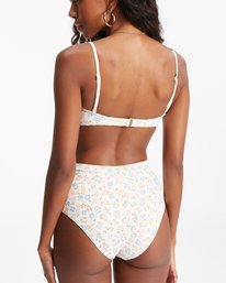 5 Ditsy Dreamin Knotted Bandeau Bikini Top Multicolor ABJX300533 Billabong