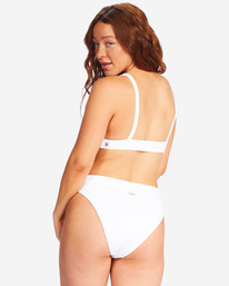 4 Sunrays Banded Triangle Bikini Top White ABJX300538 Billabong