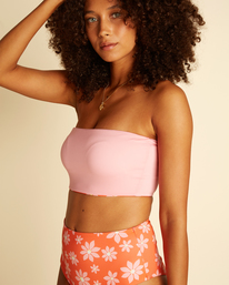 5 Wrangler Out West Dreamin Longer Reversible Tube Bikini Top Orange ABJX300583 Billabong