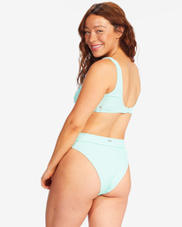 9 Summer High Square Bralette Underwire Bikini Top Green ABJX300591 Billabong