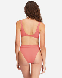 2 Sol Searcher Seamed Tank Bralette Bikini Top Pink ABJX300594 Billabong