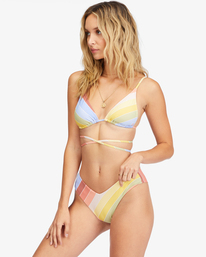 1 Brighter Daze Slide Tall Triangle Bikini Top Multicolor ABJX300603 Billabong