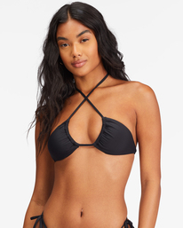 5 Sol Searcher Multi-Way Triangle Bikini Top Black ABJX300643 Billabong
