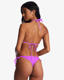 3 Sol Searcher Multi-Way Triangle Bikini Top Purple ABJX300643 Billabong