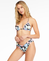 1 Feelin Tropical Multi Reversible Triangle Bikini Top Multicolor ABJX300655 Billabong
