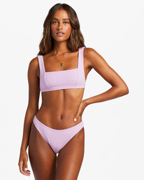 1 In The Loop - Parte de cima de biquíni Top para Mulher Roxo ABJX300677 Billabong