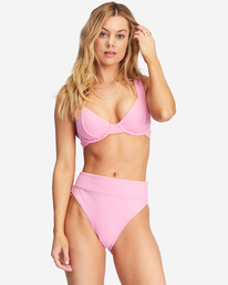 1 In The Loop Emma Underwire Bikini Top Pink ABJX300679 Billabong