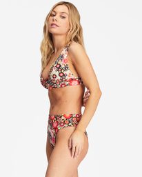 6 Magic Hour - Reggiseno bikini reversibile con taglio plunge da Donna Multicolor ABJX300682 Billabong