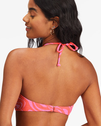 6 She's A Trip Ruched Bandeau Bikini Top  ABJX300692 Billabong