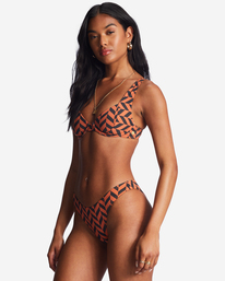 1 Cross Step Emma Underwired Bikini Top Red ABJX300710 Billabong