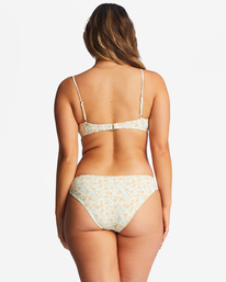 2 Aint She Sweet Tanlines Mini Crop Bikini Top White ABJX300721 Billabong