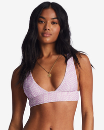 3 Covered In Love Tanlines Remi Bikini Top Purple ABJX300724 Billabong