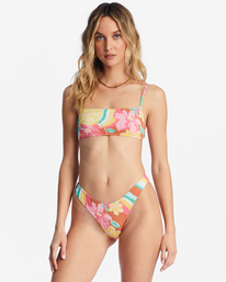 1 Chasin Sunbeams - Vierkante Bralette Bikinitop voor Dames Multicolor ABJX300742 Billabong