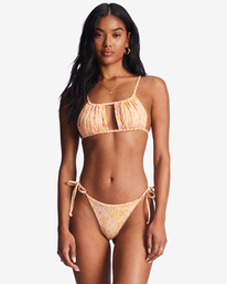 1 Sweet Oasis Alina - Top de Bikini Bralette para Mujer Naranja ABJX300750 Billabong