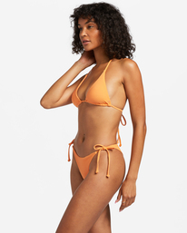 3 Tanlines Multi - Triangle Bikini Top for Women Orange ABJX300762 Billabong