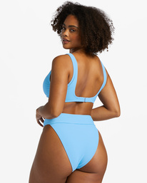 5 Tanlines Ava Tank Bikini Top Blue ABJX300765 Billabong
